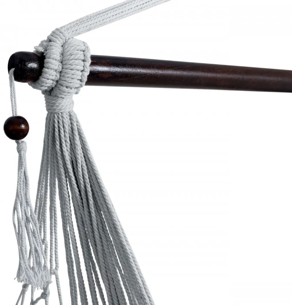 Brazílske hojdacie kreslo BAHIO šedé