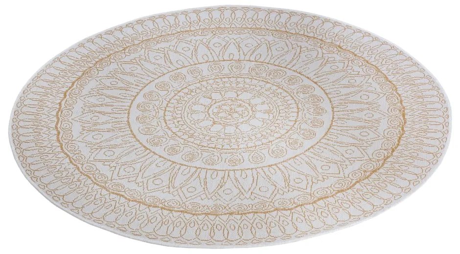 Krémovobiely okrúhly koberec ø 160 cm Spirit – Hanse Home