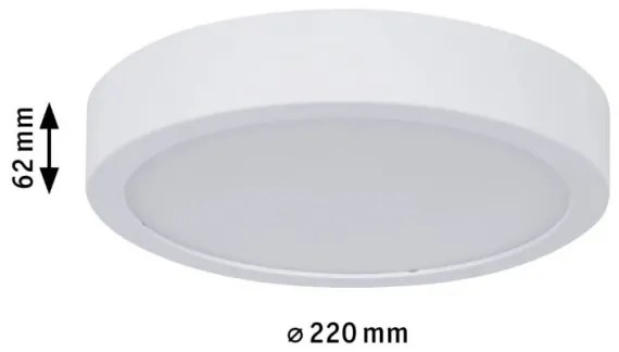 Paulmann 78923 - LED/13W IP44 Stmievateľné kúpeľňové stropné svietidlo AVIAR 230V