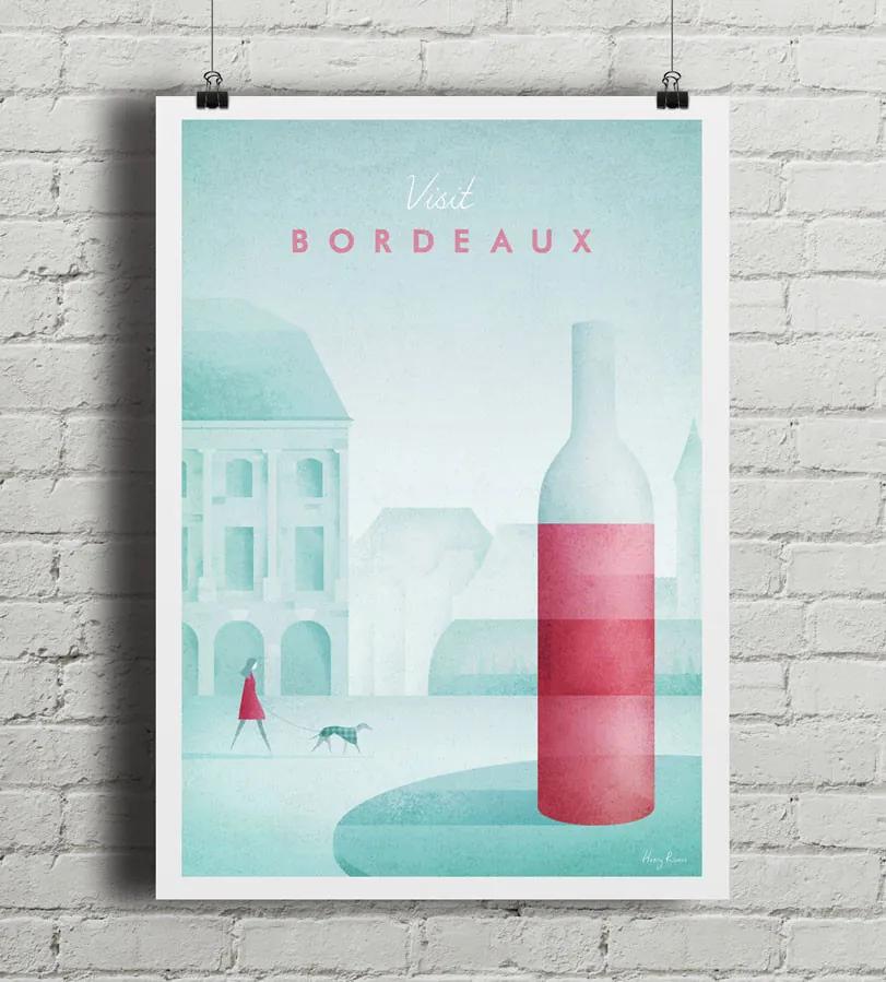 Travel Poster Co. Bordeaux plagát (A3)