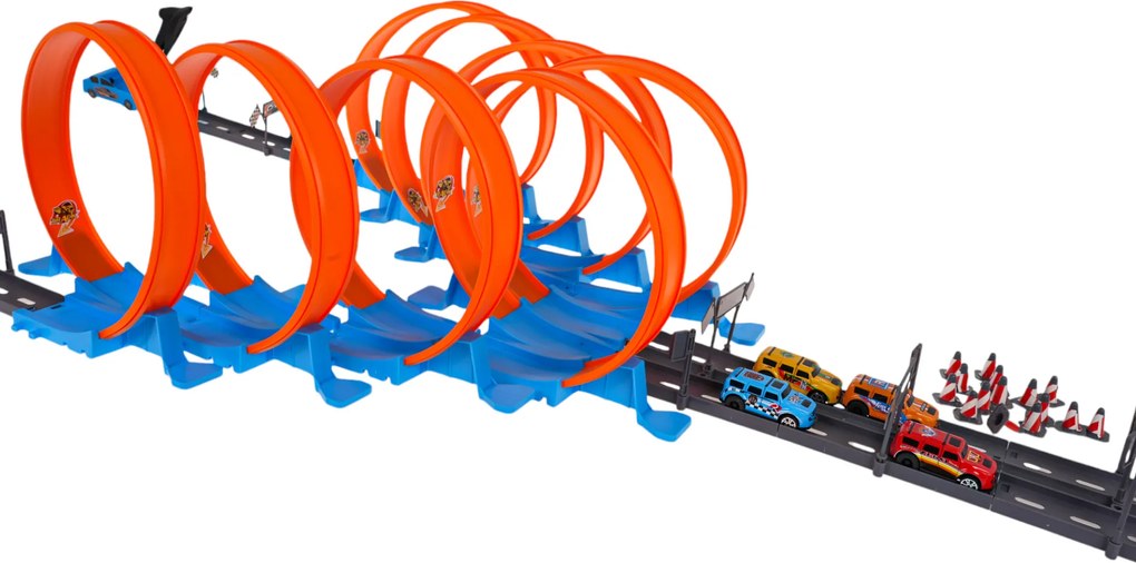 Ramiz Extrémna pretekárska dráha so svetlami a zvukom Funkcia 111el.