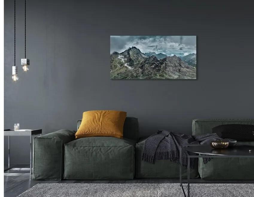 Sklenený obraz salašnícky skale 120x60 cm
