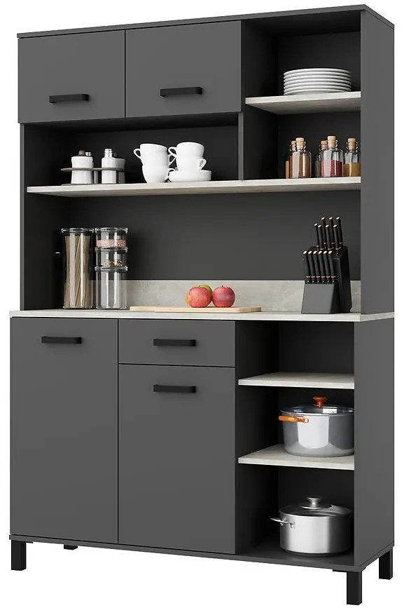 Príborník Linda antracit 120 (NESSA)