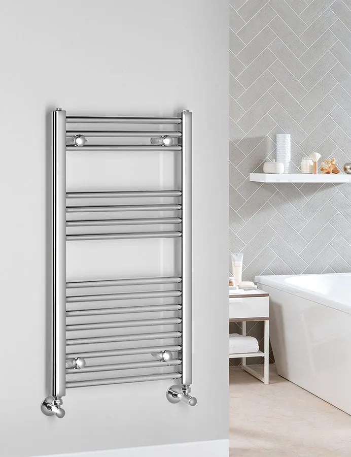 AQUALINE, ALYA vykurovacie teleso rovné 450x800mm, 196W, chróm, 1120-01