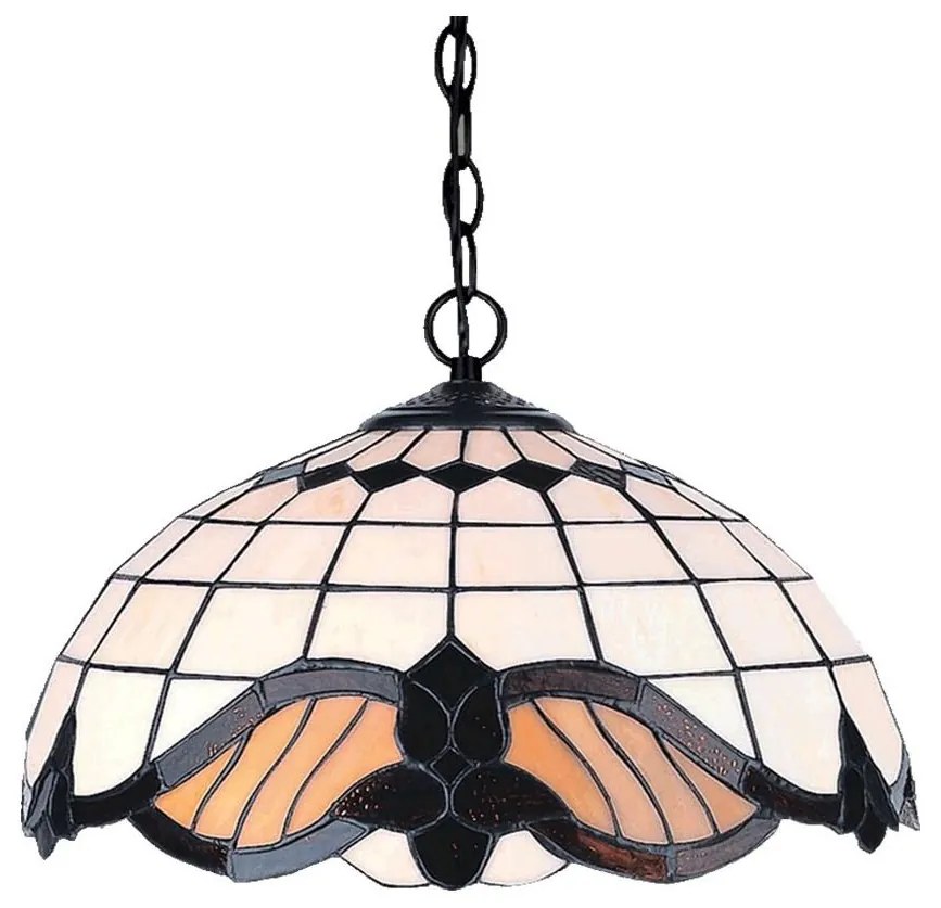 Prezent 146 - Luster na reťazi TIFFANY 2xE27/60W/230V
