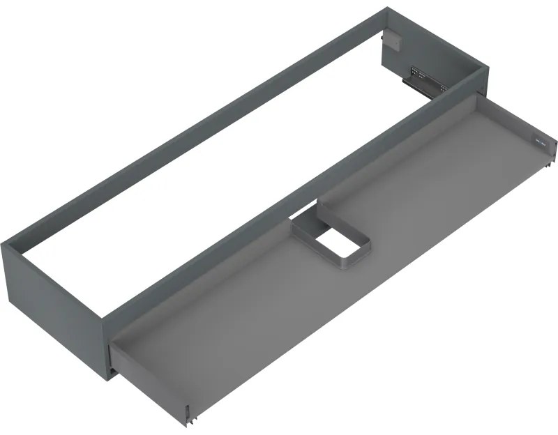 Mexen Box-A, závesná skrinka 160 cm, 1 zásuvka, grafitová matná, 91AX0-1600-235-1-66