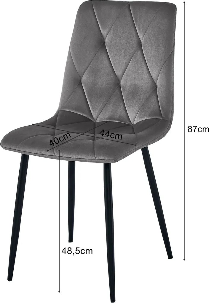 Béžová jedálenská stolička LIBRA