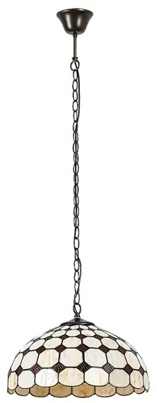 Brilagi - Tiffany vitrážový luster na reťazi DORAN 2xE27/60W/230V
