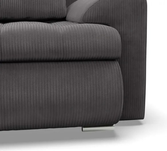 Sedacia súprava FORESTA ULL Poso v tvare U tmavosivá