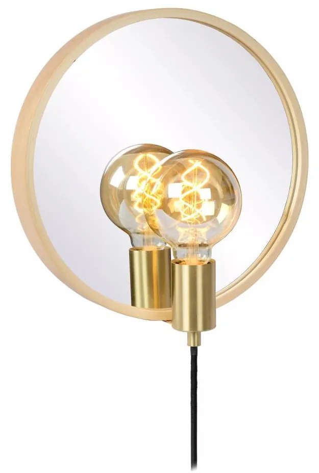 Lucide 36213/31/72 - Nástenné svietidlo so zrkadlom REFLEX 1xE27/25W/230V béžová