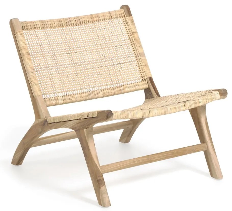 Kreslo s výpletom v prírodnej farbe Beida – Kave Home