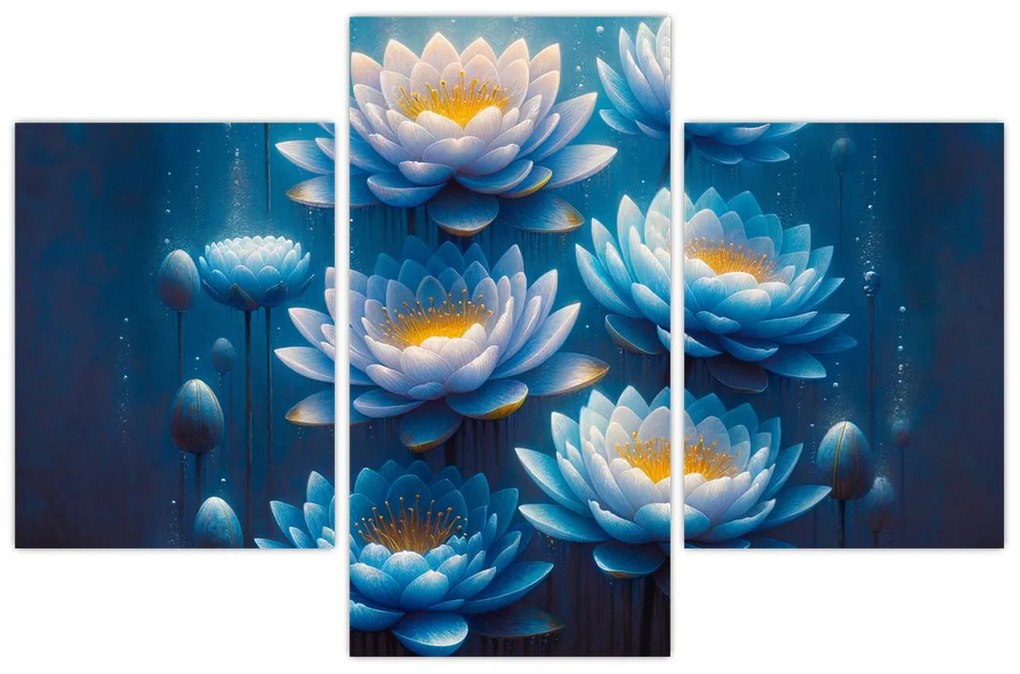 Obraz - Lekná pod hladinou (90x60 cm)