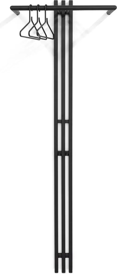 Čierny kovový nástenný vešiak 65 cm Senza – Spinder Design