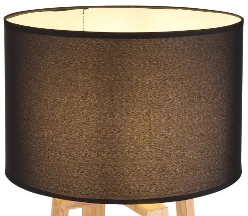 Globo 21621B - Stolná lampa MORITZ 1xE14/40W/230V čierna