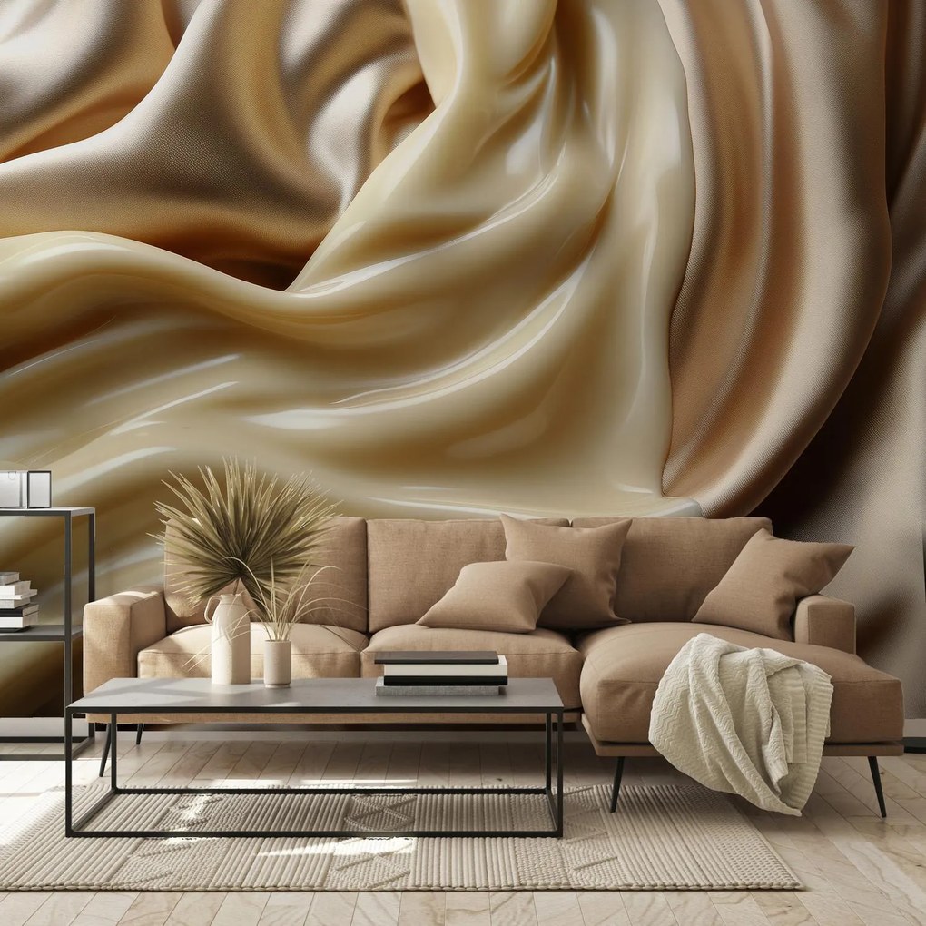 Fototapeta - Krémová abstrakcia (147x102 cm)