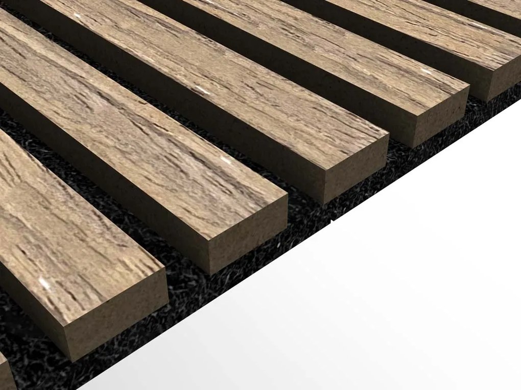 Akustický panel LEGI Home 60 x 270 cm, hnedý