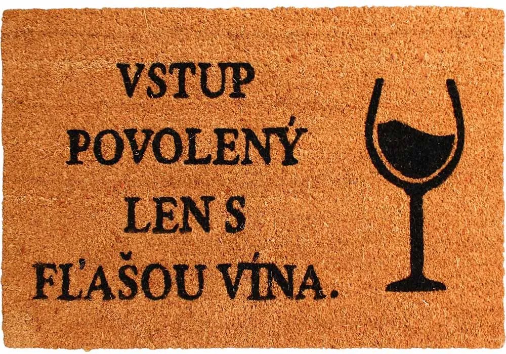 Home Elements Rohožka Fľaša vína