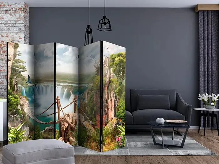 Paraván - Hidden Paradise II [Room Dividers] Veľkosť: 225x172, Verzia: Obojstranný