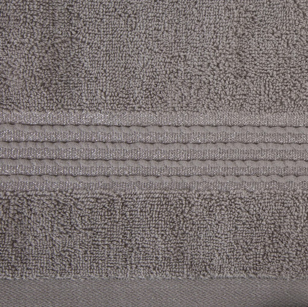 BAVLNENÝ UTERÁK LILA SADA 3KS 70X140 CM SIVÁ