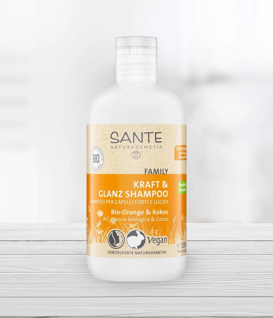 SANTE Family Posilňujúci šampón BIO pomaranč a kokos 200 ml