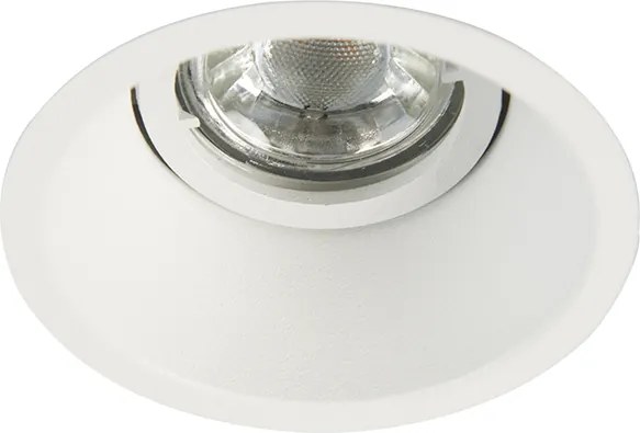 Inteligentné zapustené bodové svietidlo biele vrátane WiFi GU10 nastaviteľné - Alloy