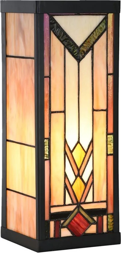 Nástenná lampa tiffany Yves III - 14*16*40 cm E27/max 1*100W