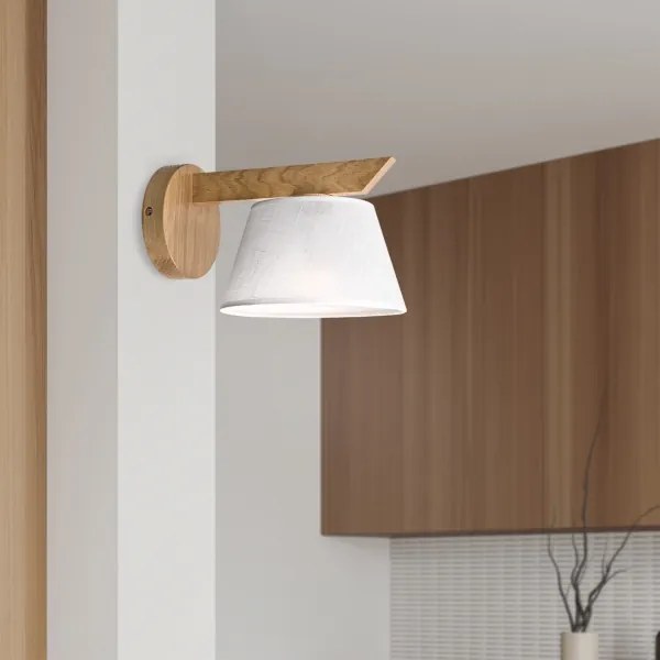 Brilagi - LED  Nástenné svietidlo ANTHONY 1xE14/40W/230V dub/biela