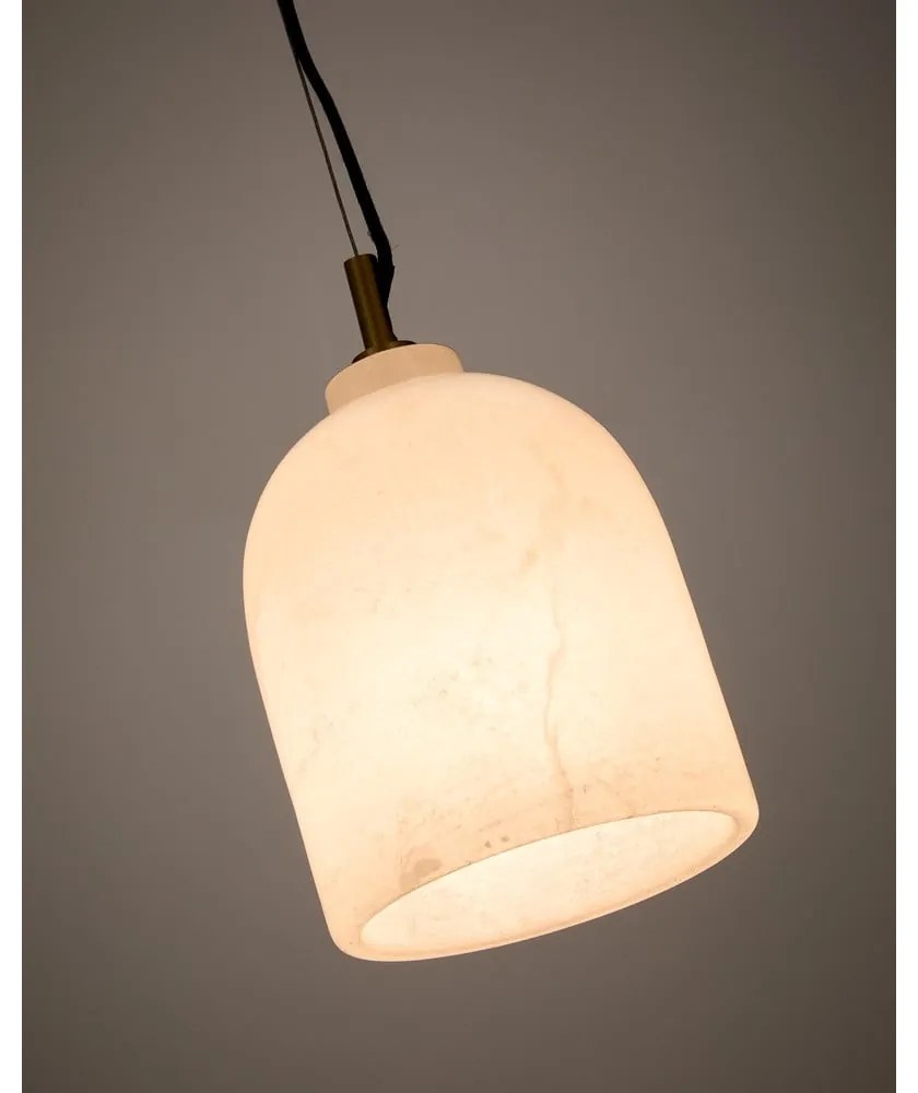 Závesné svietidlo slonovinové ø 15 cm Shenli – Kave Home