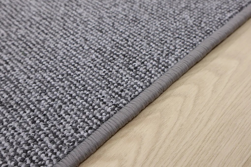 AKCIA: 👣🛡️260x60 cm Behúň na mieru Neapol 4726 - obšitý zo všetkých strán + protišmyková úprava, šedá, chodba / predsieň