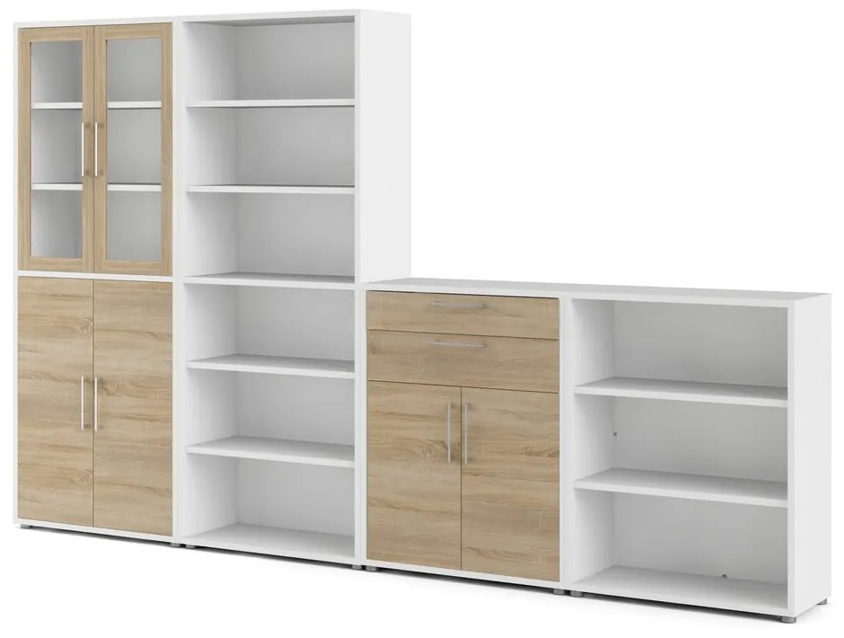 Komponent pre modulárny policový systém v dekore duba v prírodnej farbe 84x105 cm Prima – Tvilum