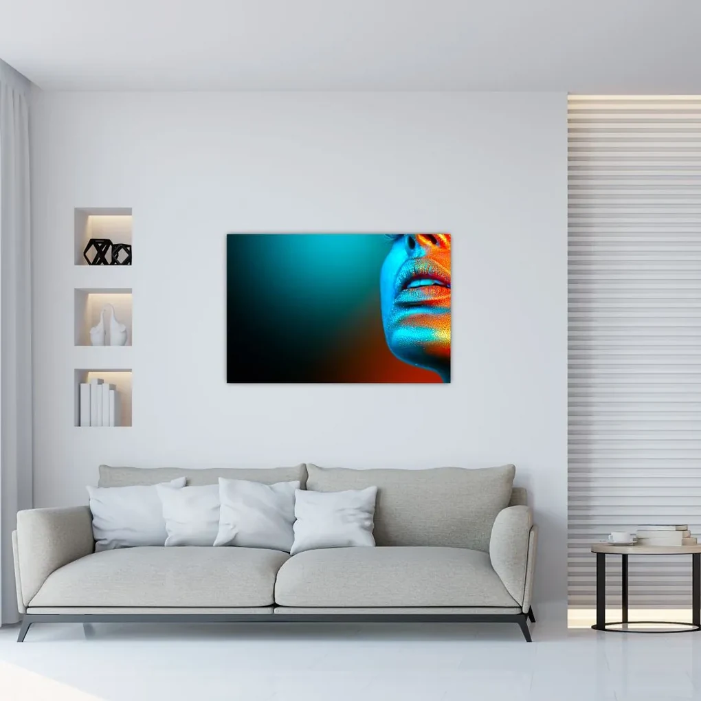 Obraz - Trblietavá tvár (90x60 cm)