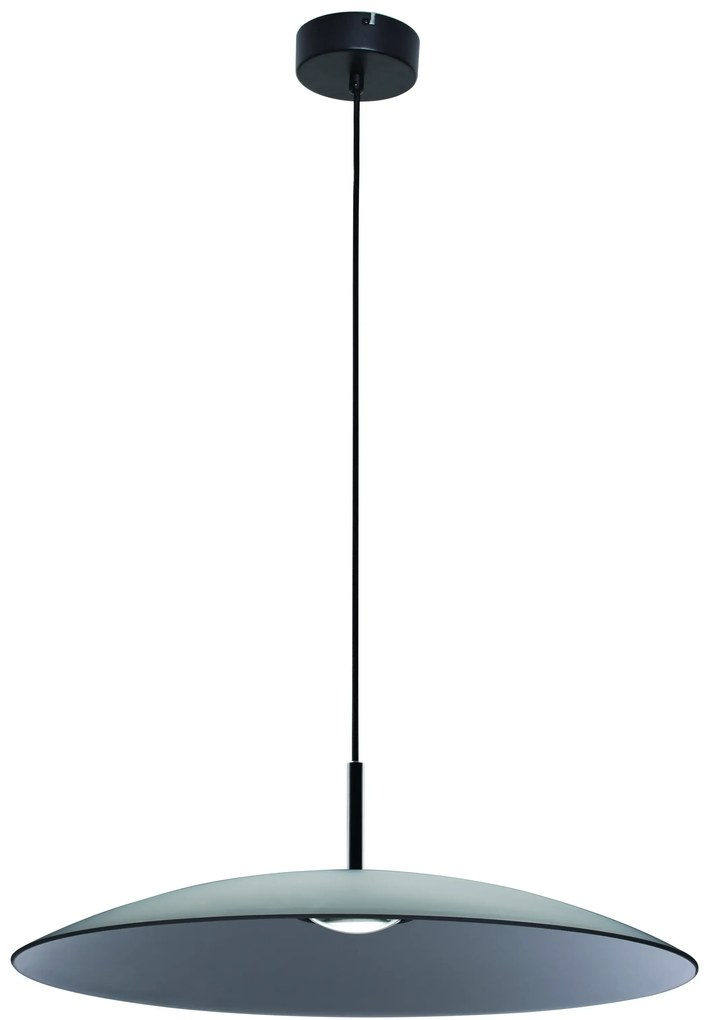 LED čierno-dymový dizajnový luster Polifemo 60