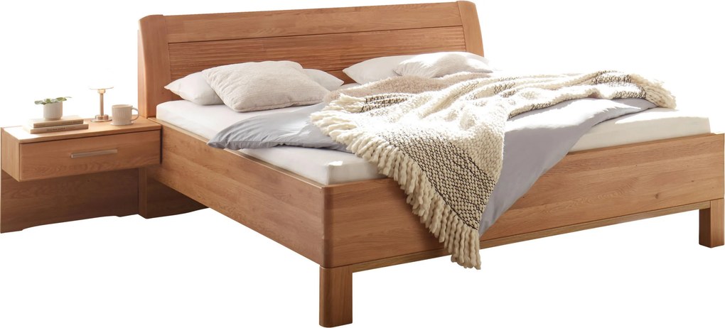 XXXLutz POSTEĽ S NOČNÝMI STOLÍKMI, 180/200 cm, farba duba Dieter Knoll - Postele - 000442007208