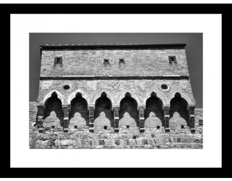 B&amp;W rámovaný obraz 30x40