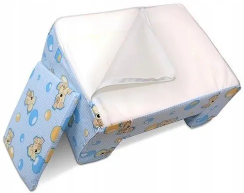 Detská rozkladacia MINI pohovka Snový les - zelená