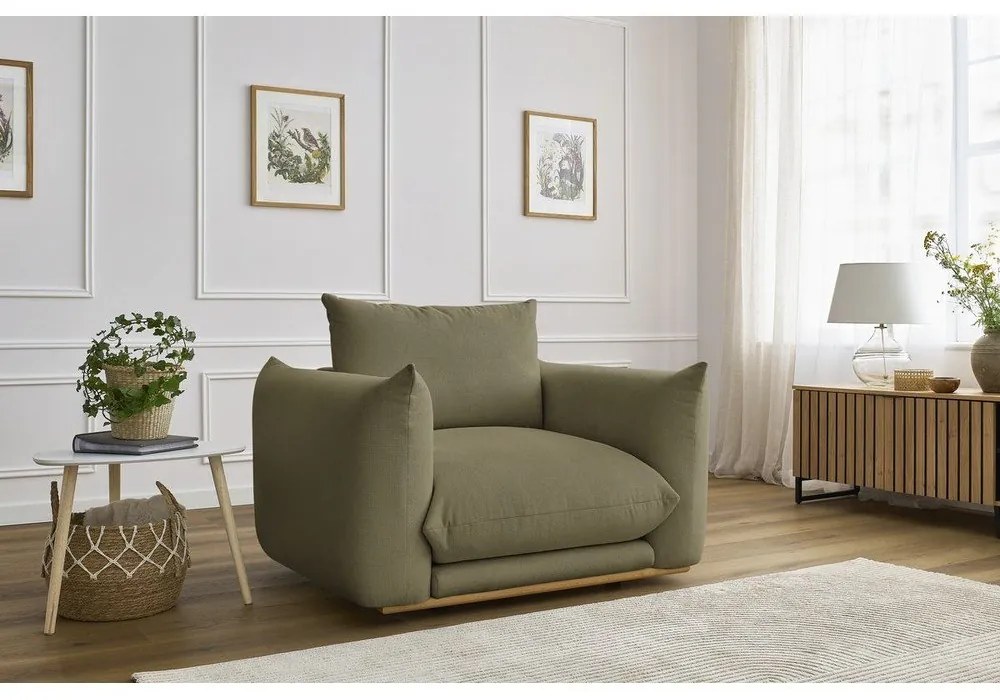 Svetlozelené kreslo Ernest – Bobochic Paris