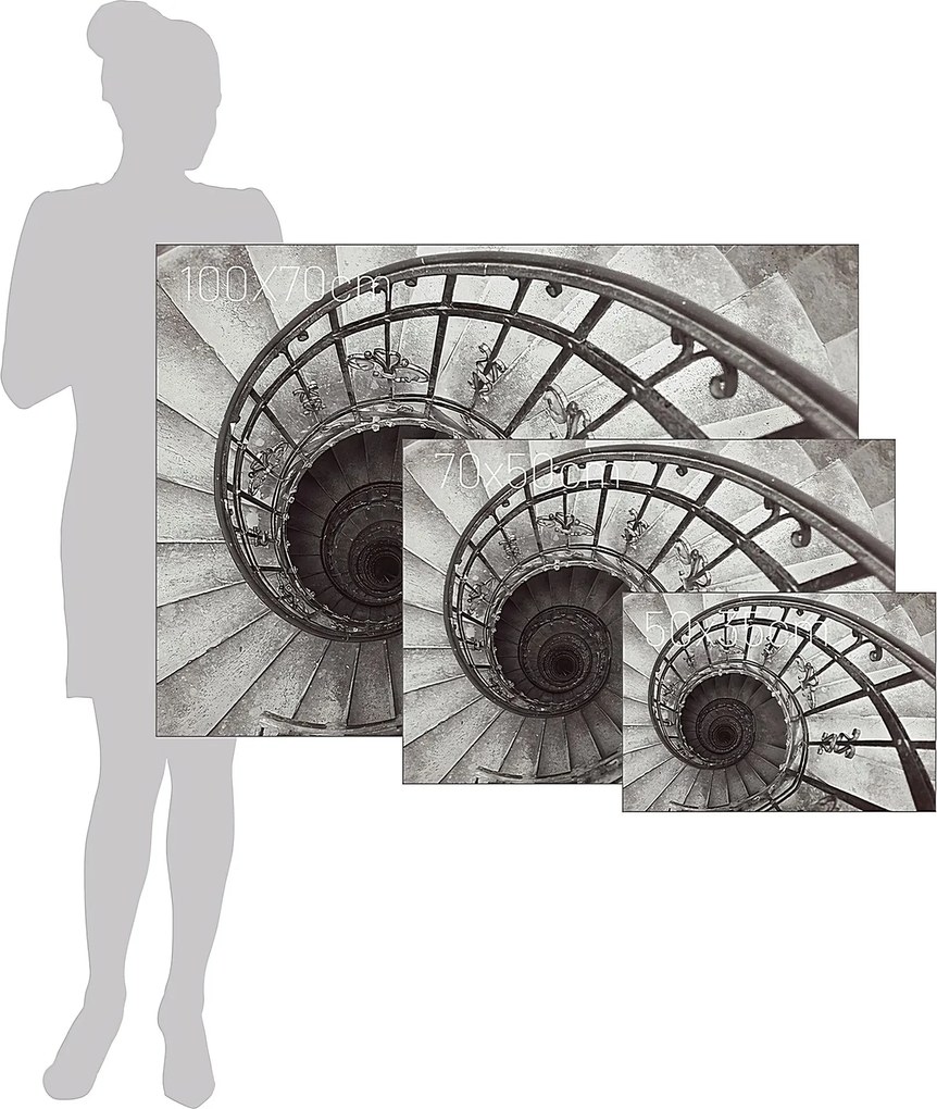 Plátno maľba Spiral Stairs