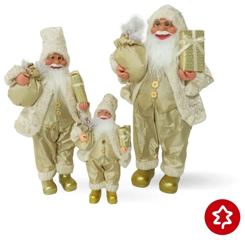 Santa Claus Gold 60 cm