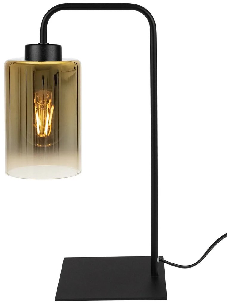 Stolná lampa Hella, 1x sklenené tienidlo (výber z 3 farieb)