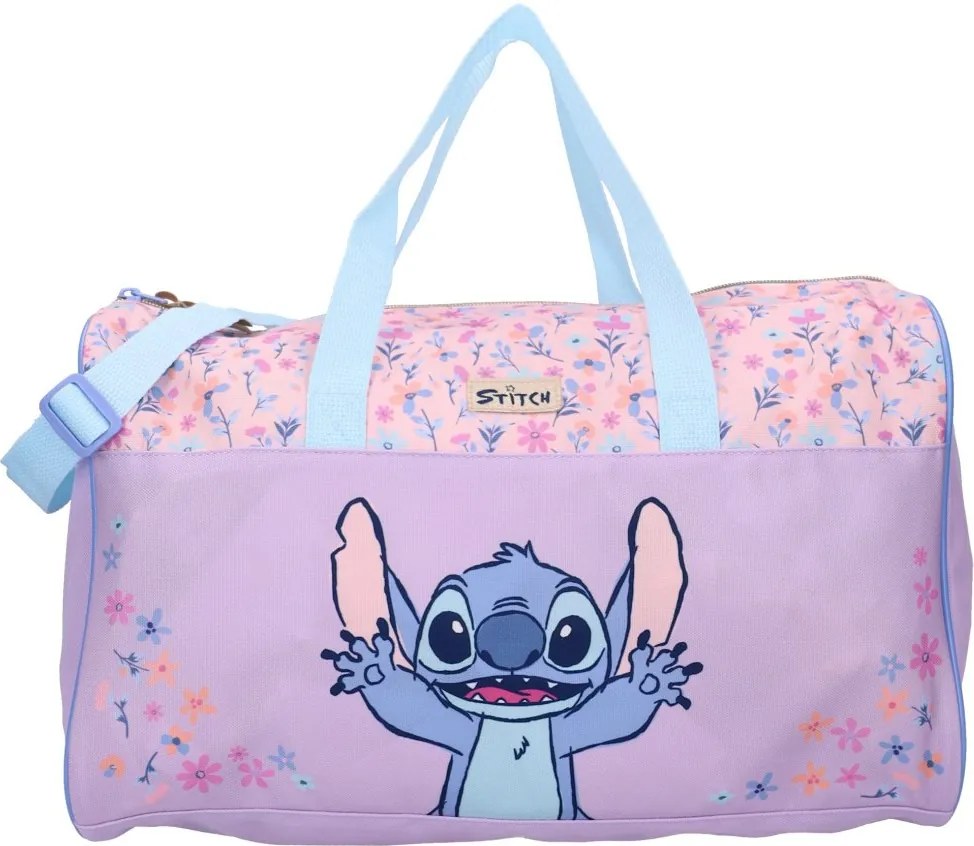 Dievčenská cestovná taška Lilo & Stitch – motív Spring Smiles - 18L