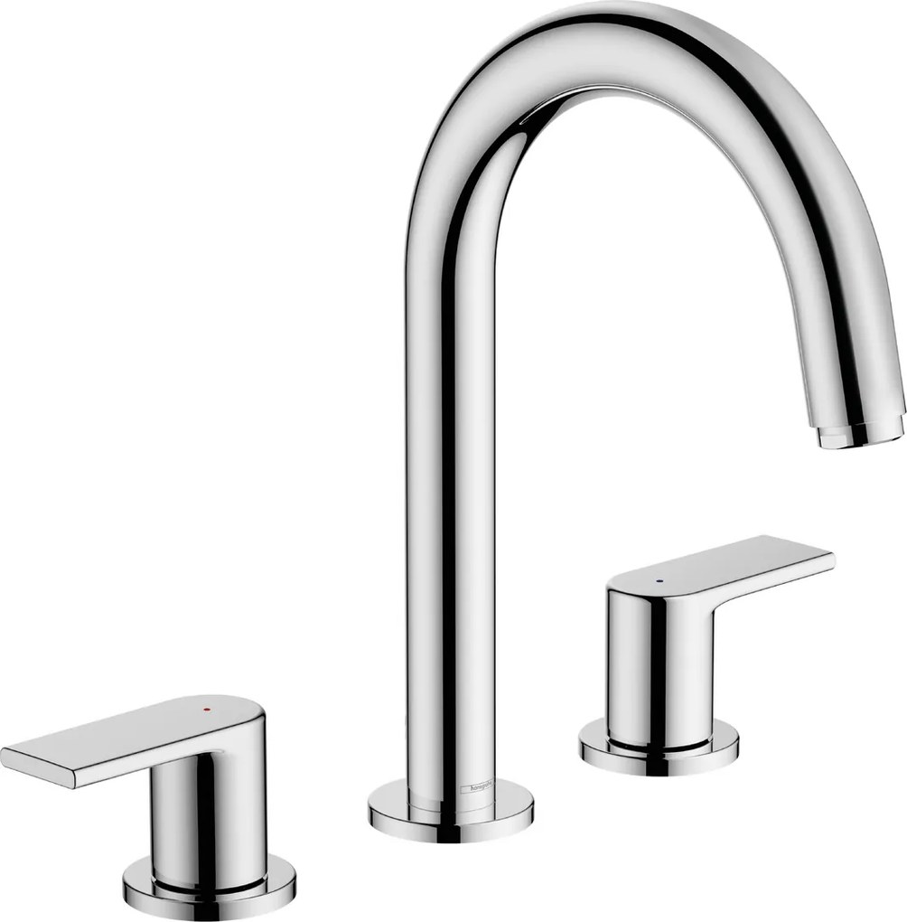 Hansgrohe Vernis Shape, umývadlová batéria s výpustom, 3-otvorová inštalácia, chrómová, HAN-71563000