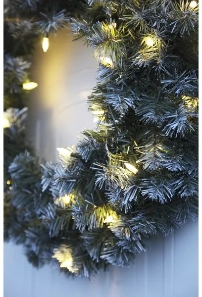 Eglo 410932 - LED Vonkajší vianočný veniec EDMONTON 30xLED/0,064W/3/230V IP44