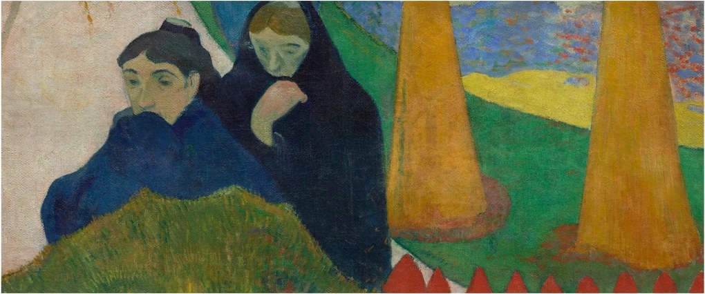 Obraz - Paul Gauguin, Arlésiennes (Mistral) , reprodukcia (120x50 cm)