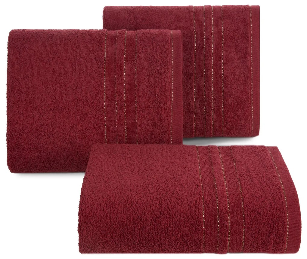 BAVLNENÝ UTERÁK GALA 30X50 CM BORDOVÁ