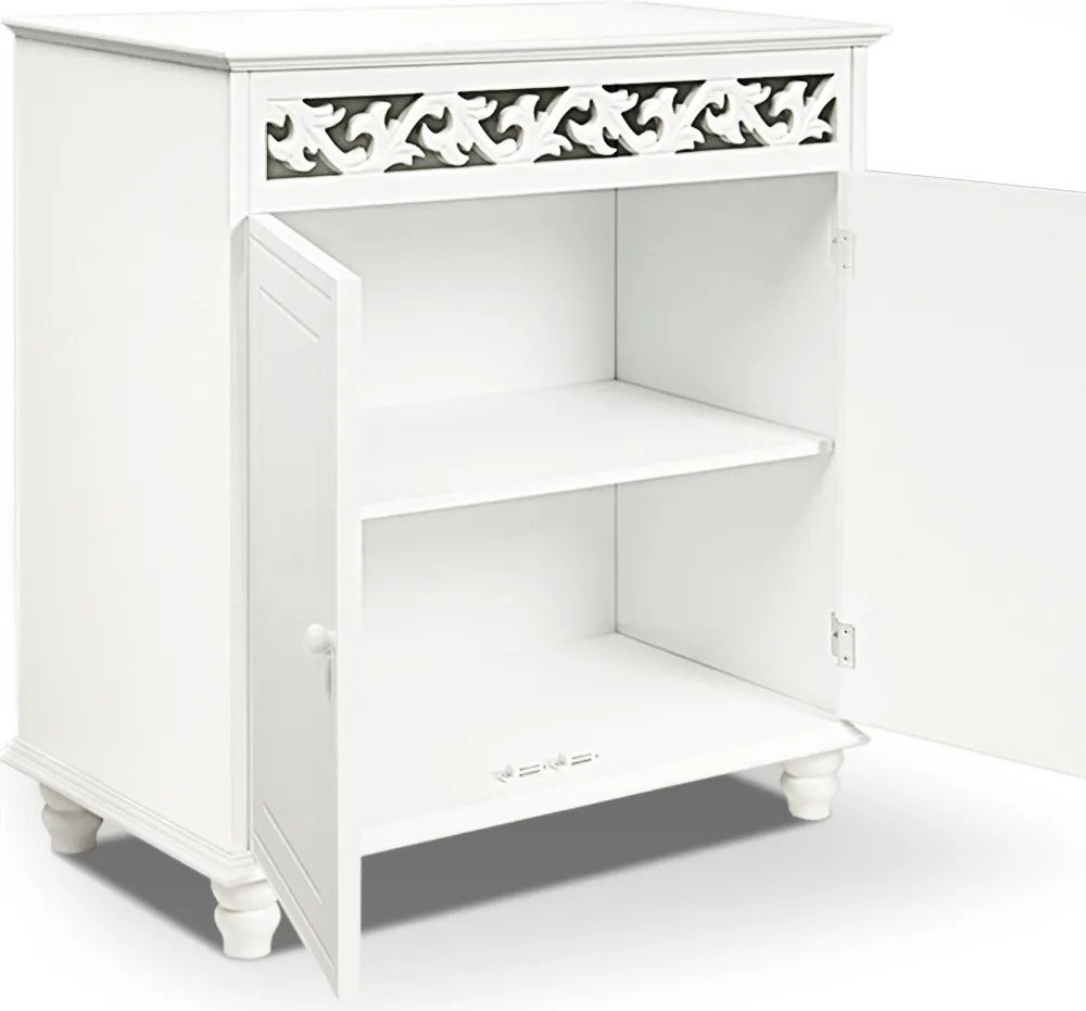 Casaria Komoda JERSEY, 76 x 65 x 35 cm, biela