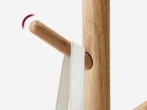 Predsieňový vešiak Vasagle Rokka výškovo nastaviteľný hnedý