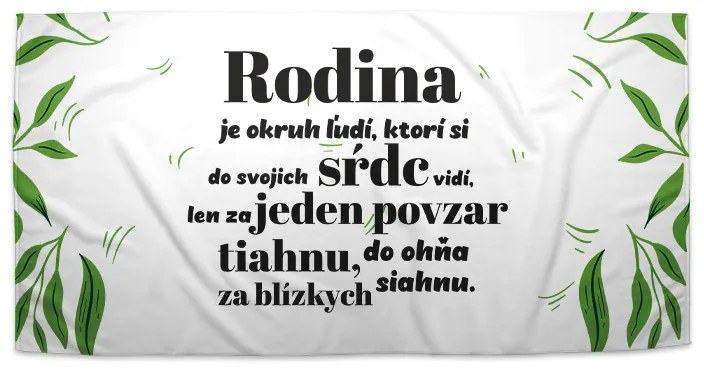 Sablio Uterák Rodina 5 - 30x50 cm