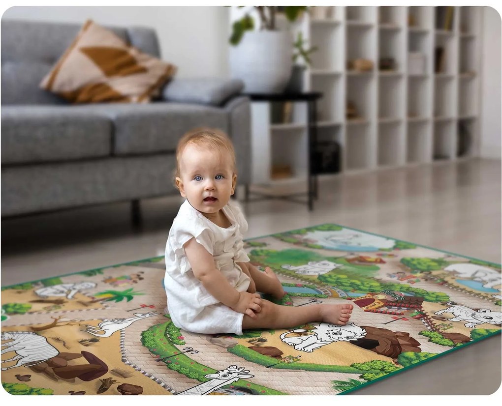 Rolovaná penová podložka na vyfarbovanie 120 x 90 x 0,3 cm Ricokids RK-344