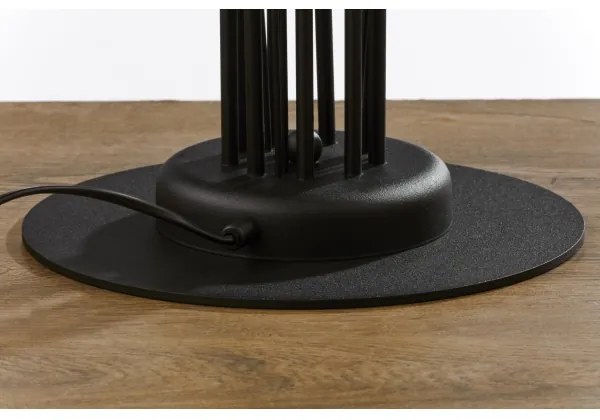 Jupiter 2058 - Stojacia lampa GLORIOSA 9xG9/14W/230V čierna