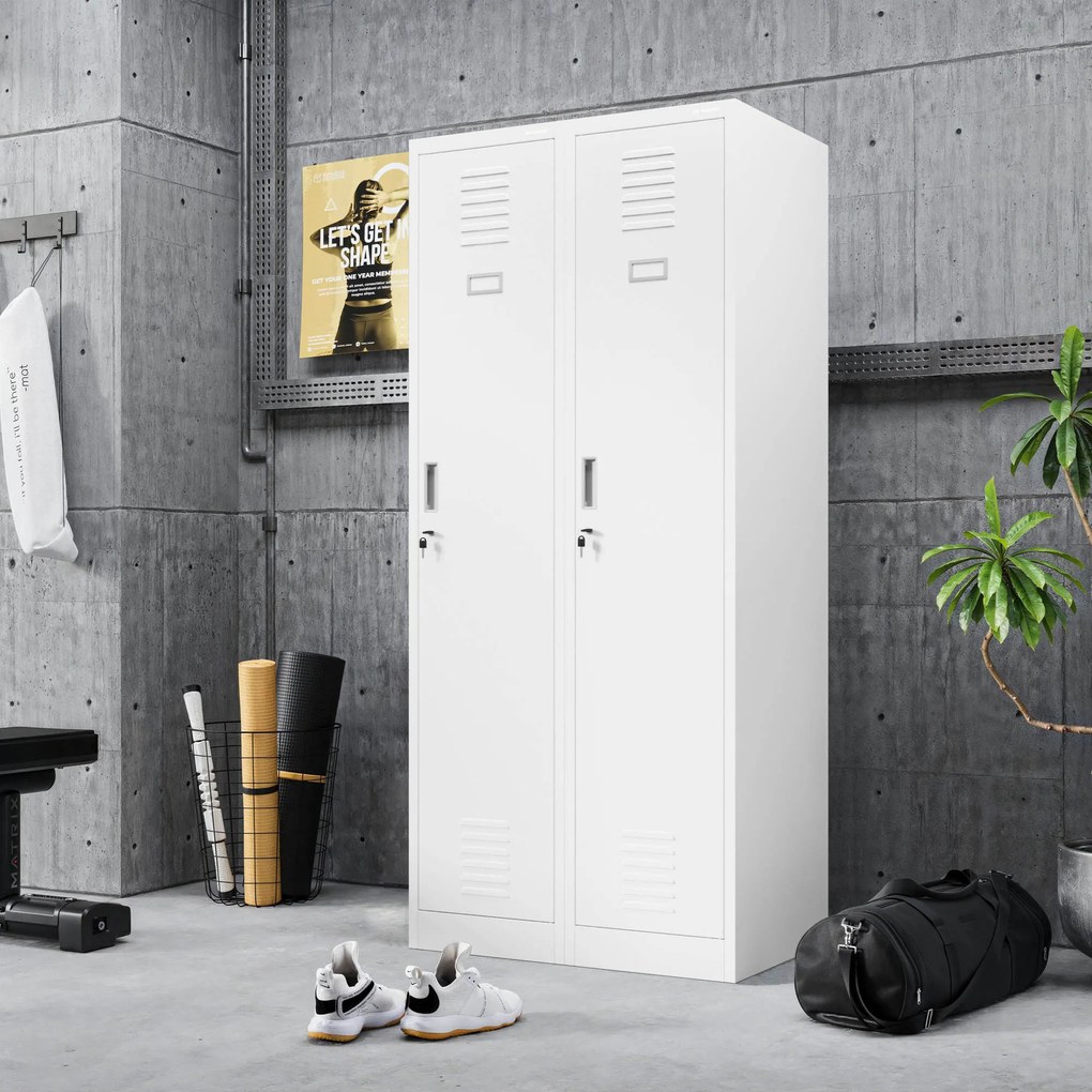 Kovová pracovná skriňa KACPER 1 Plus 400 x 1800 x 500 mm